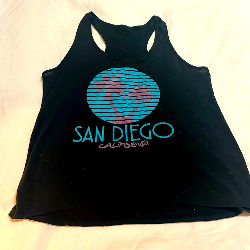 Cotton T-Back Tank Top / (NO TAGS) Fits like a Medium
